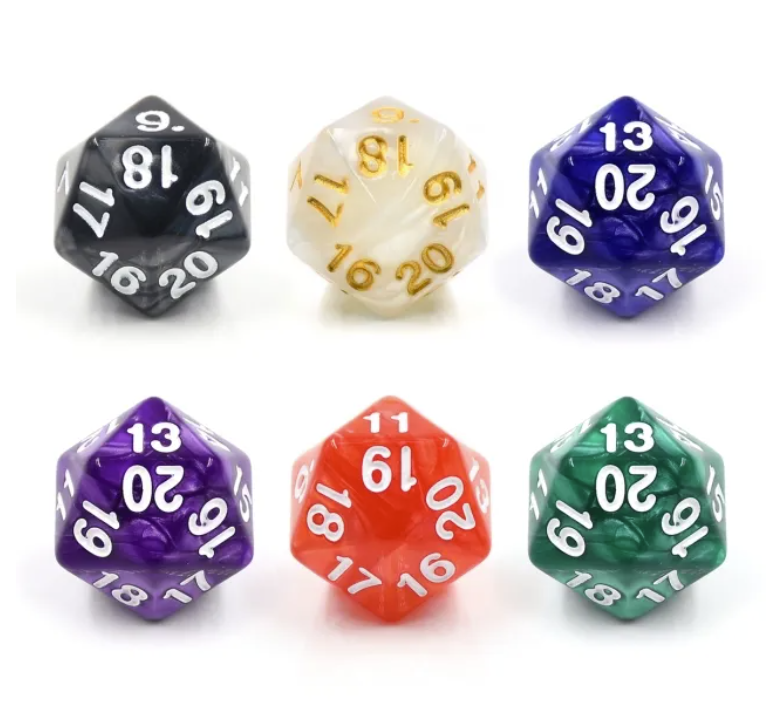 A&H Dice: D20 Countdown Dice