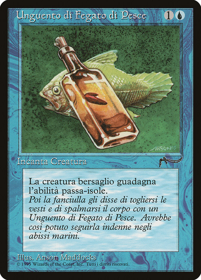 Fishliver Oil (Italian) "Unguento di Fegato di Pesce" [Rinascimento]