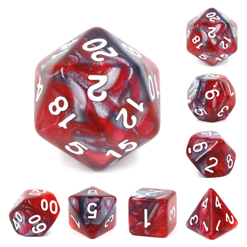 A&H Dice: Dragon’s Blood - Poly 7 Die Set