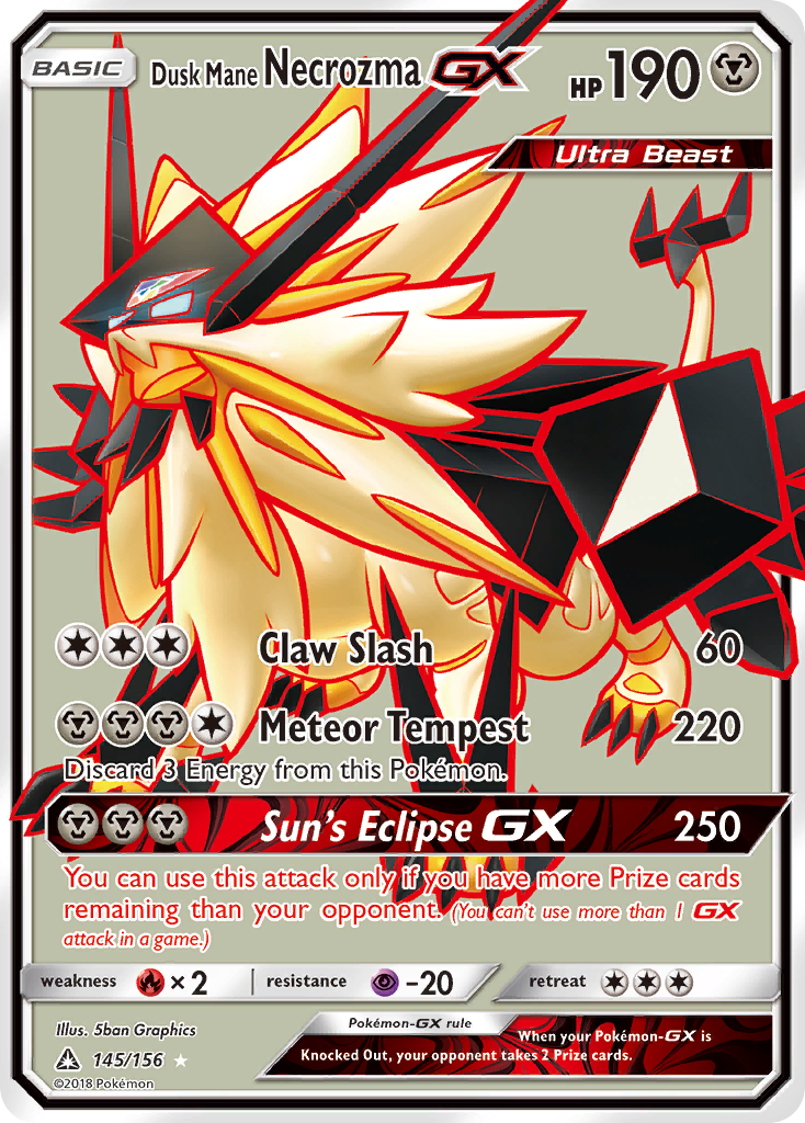 Dusk Mane Necrozma GX (145/156) [Sun & Moon: Ultra Prism]