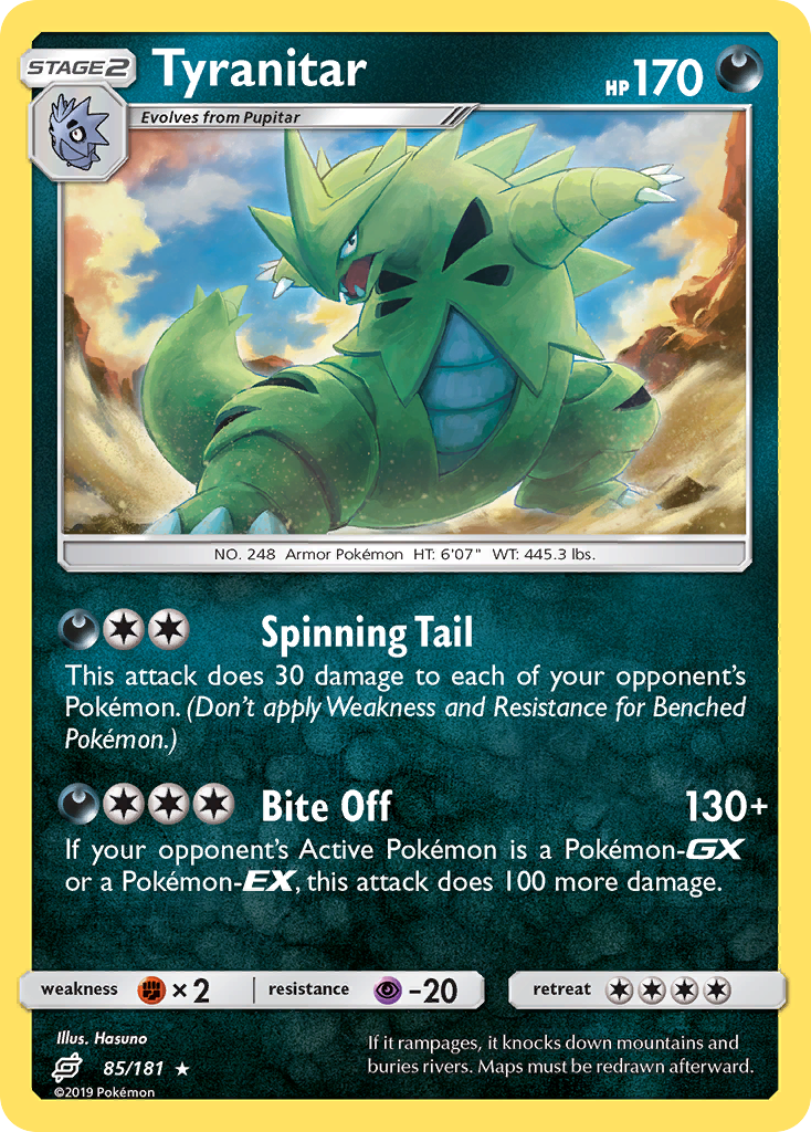 Tyranitar (85/181) [Sun & Moon: Team Up]