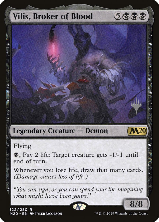 Vilis, Broker of Blood (Promo Pack) [Core Set 2020 Promos]