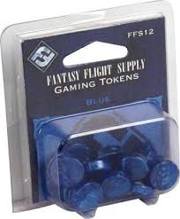 Fantasy Flight Supply: Gaming Tokens - Plastic Blue