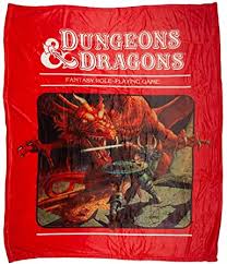 Dungeons & Dragons: Fleece Throw - Red Canvas