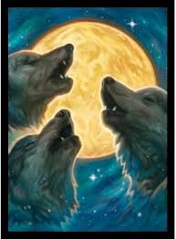 Legion: Deck Protector Sleeves - Wolf Moon