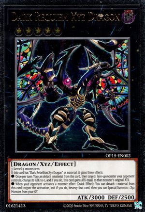 Dark Requiem Xyz Dragon [OP15-EN002] Ultimate Rare