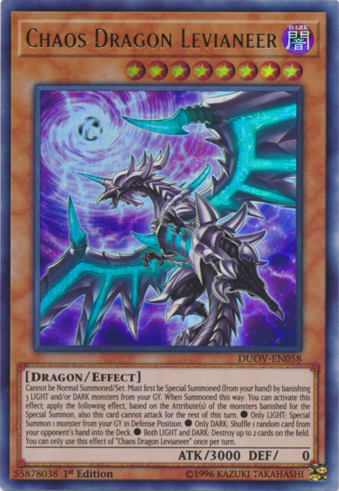Chaos Dragon Levianeer [DUOV-EN058] Ultra Rare