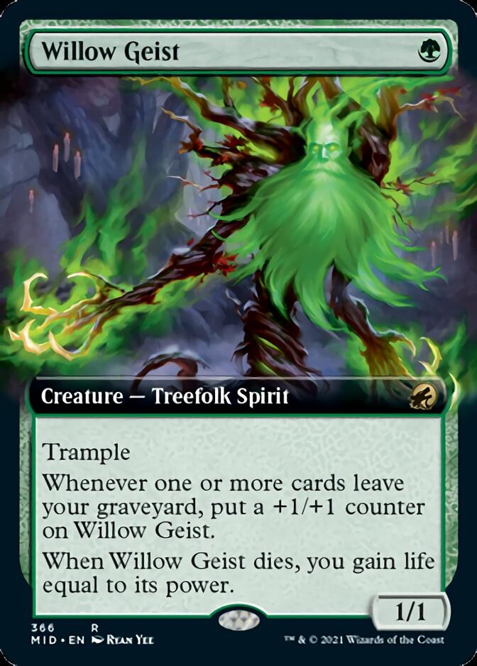 Willow Geist (Extended Art) [Innistrad: Midnight Hunt]