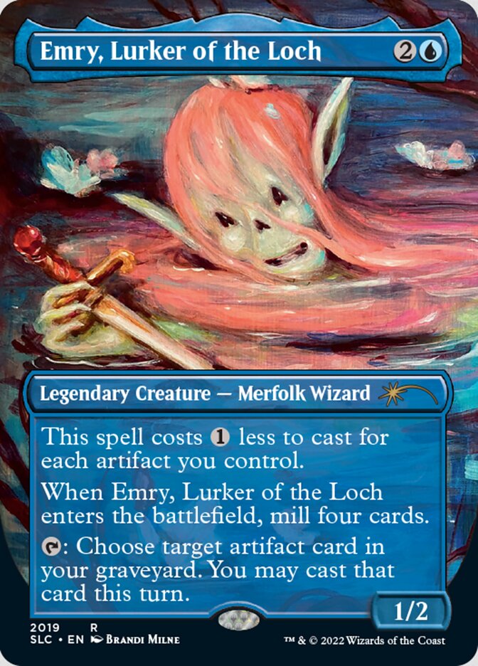 Emry, Lurker of the Loch (Borderless) [Secret Lair 30th Anniversary Co