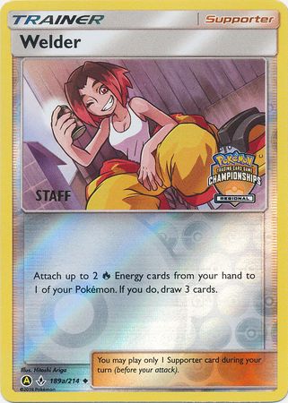 Welder (189a/214) (Regional Championship Promo Staff) [Sun & Moon: Unb