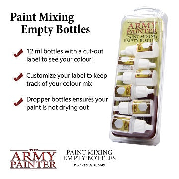 The Army Painter - Empty Paint Mixing Bottles