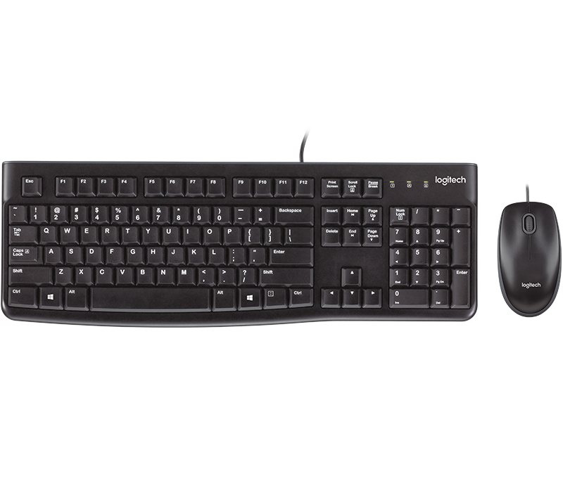 Logitech: Keyboard and Mouse Combo - MK120