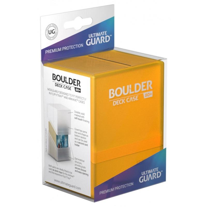 Ultimate Guard: Boulder Deck Case - Amber (80+)
