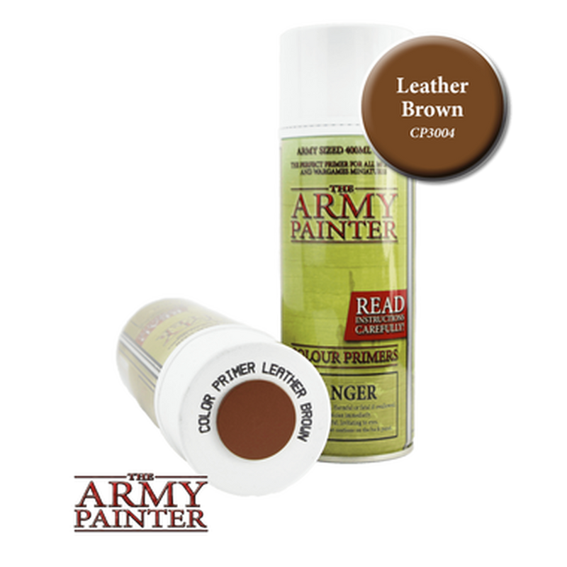 The Army Painter: Colour Primer - Leather Brown (Spray)