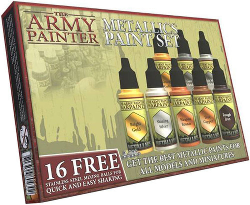 The Army Painter: Warpaints - Metallics Paint Set (8 Count)