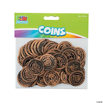 Plastic Pirate Coins