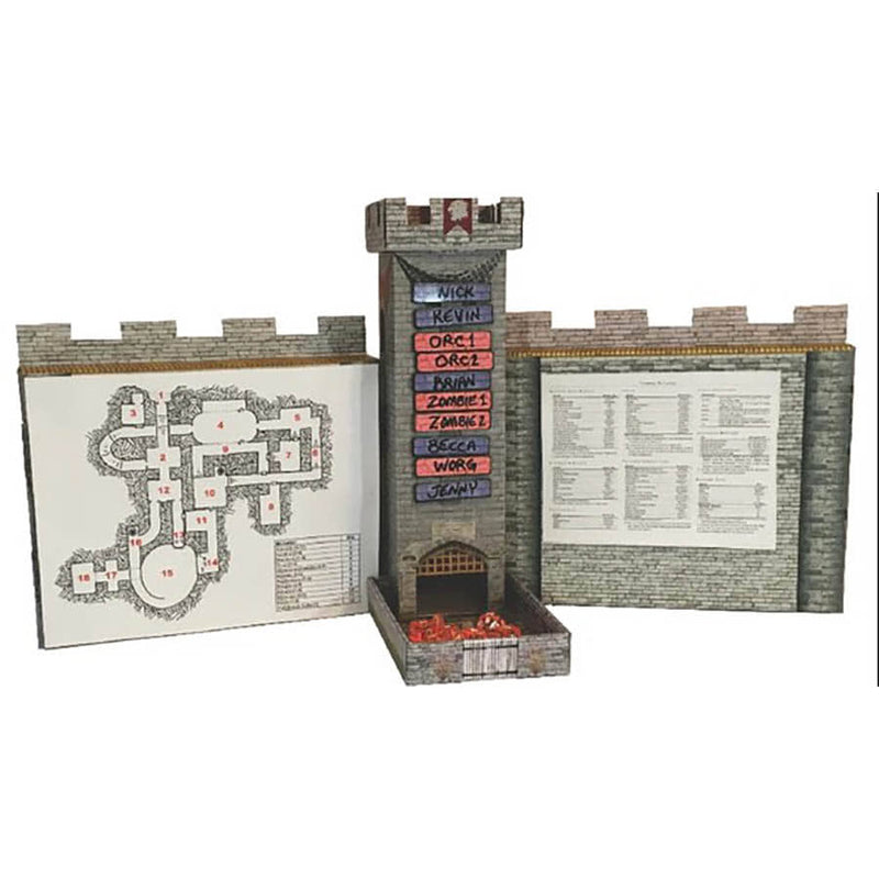 Castle Keep: Dice Tower (Turn Tracker and DM Screen)