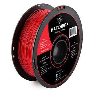 Hatchbox:  TPU - Red 1.75mm Filament 1KG Spool