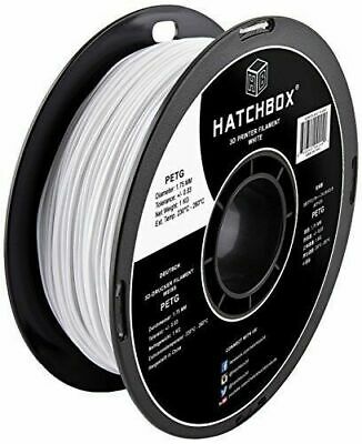 Hatchbox:  PETG - White 1.75mm Filament 1KG Spool
