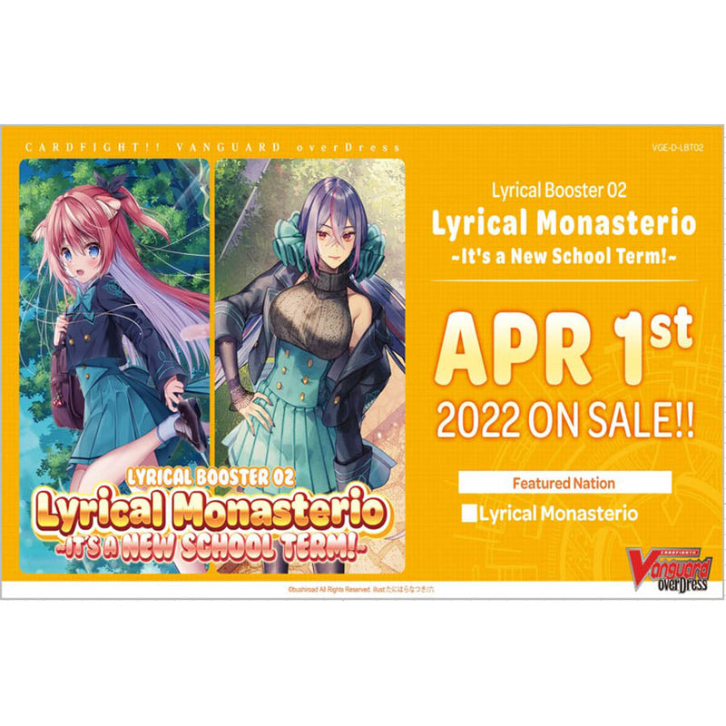 Cardfight!! Vanguard Overdress: Lyrical Monasterio Its a New School Term - Booster Pack