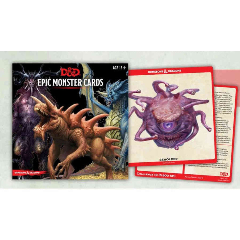 Dungeons & Dragons: Monster Cards - Epic Monster Cards